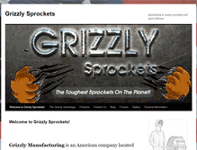 Tablet Screenshot of grizzlysprockets.com
